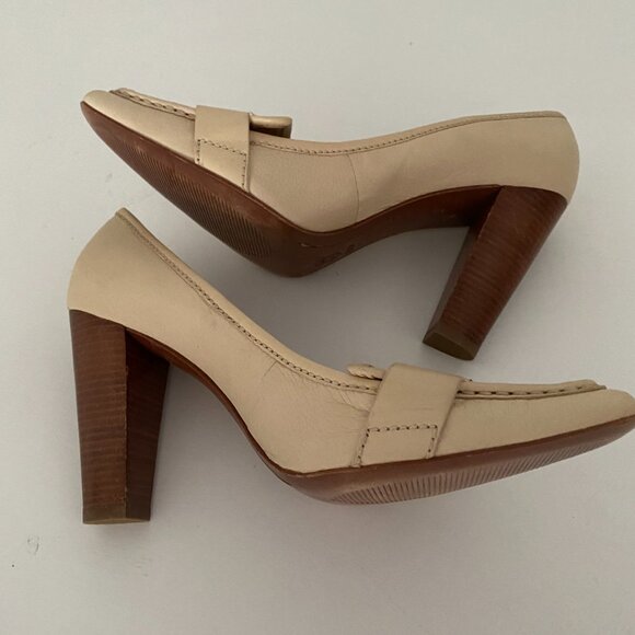 Michael Michael Kors Leather Buckled Heels - Picture 6 of 7